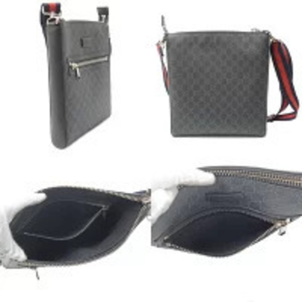 Gucci Messenger Supreme Bag Black GG